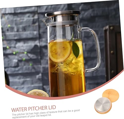 OFFSCH Couvercle De Théière En Verre Élégant Couvercle De Pichet Domestique Avec Infuseur Amovible Et Conception Anti-fuite - Nail Gallerys
