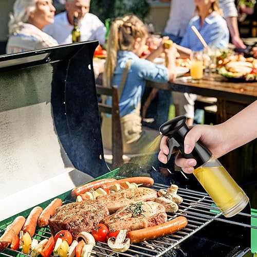 FRIBERG Pulvérisateur d'huile de cuisine, 200 ml, pulvérisateur d'huile, contrôle précis de l'huile, pour la cuisson, les grillades, les salades, la pâtisserie - Nail Gallerys