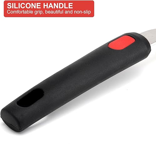 HENGBIRD Spatules en Silicone, Spatule Cuisine Silicone et Acier à Ressort, Spatule Plancha Résistant à la Chaleur, Flexible Spatule Silicone Cuisine pour Ustensiles de Cuisine Antiadhésifs - Nail Gallerys