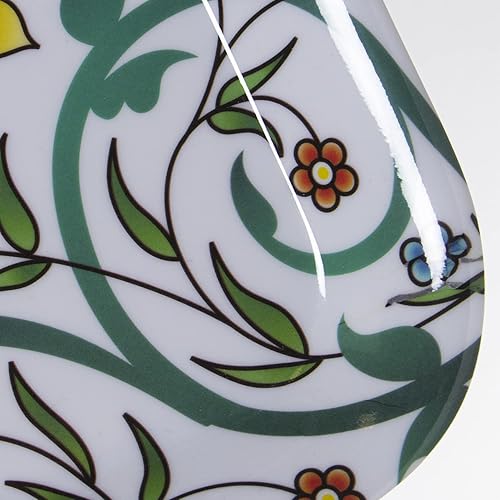 DRW Plateau rectangulaire en mélamine avec Dessin Arabesque et Couleurs Multiples 2 x 31 x 45 cm - Nail Gallerys