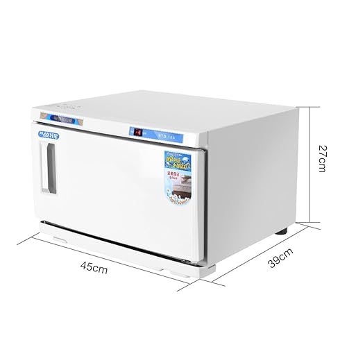 Stérilisateur de Serviette, 2 EN 1 Stérilisateur de Serviette Cabinet UV Chaud pour Beauté Salon de Coiffure Désinfection SPA - Nail Gallerys