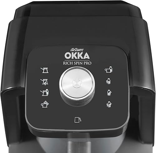 Arzum OKKA RICH SPIN PRO TURKISH COFFEE MACHINE CHROME - Nail Gallerys