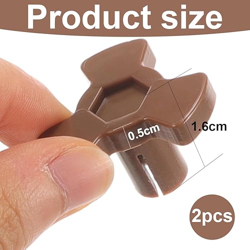 PYEUIFT 2 Pièces Micro-Ondes Plaque Tournante Coupleur Support de de Plateau d'arbre pour Micro-Ondes Plaque Tournante Rouleau Guide Support pour Accouplement Pièces de Rechange de Micro-Ondes (2 - Nail Gallerys