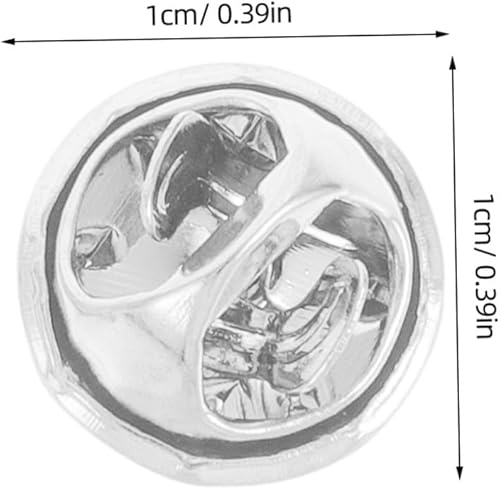 DECHOUS 30 Ensembles Boucle De Châle à Boucle Goupille De Verrouillage Arrière Badges Remplacement Des D'épingles De Broches De Remplacement Épingles à Métal - Nail Gallerys