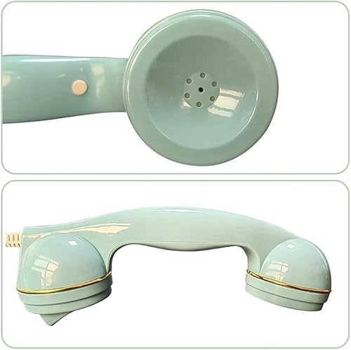 Losueeun Livre de message audio de mariage européen rétro anniversaire vocale message décoration voix téléphone bleu téléphone - Nail Gallerys