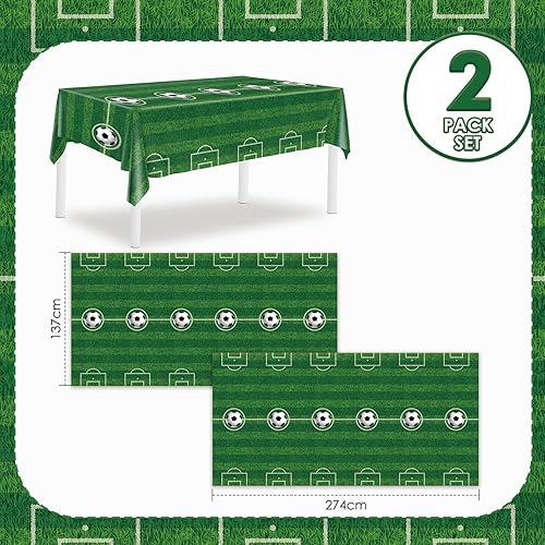 HNH 2 Nappes de Football 274 x 137cm Nappes de Table - Nail Gallerys