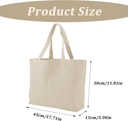 Sac en coton, Cotton bag, Sac Cabas Multi-usages Toile de Jute,sac de transport, sac en coton, sac de courses, sac en toile de jute, sac à provisions à peindre, 45 * 37CM, blanc - Nail Gallerys