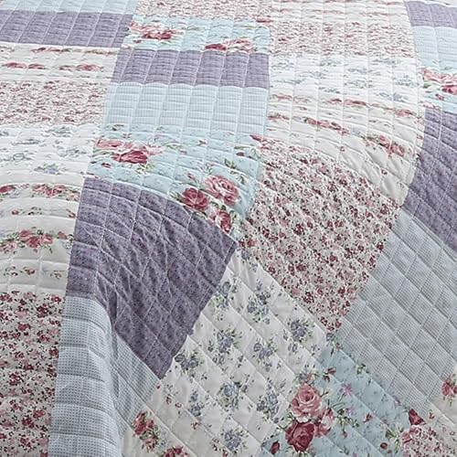 Fanny & Céline Couvre lit boutis 180x240cm avec 1 taies 65x65cm C-1-96 - Nail Gallerys