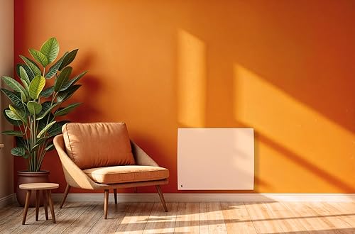 BESTHERM - Radiateur électrique fixe connecté WIFI à inertie sèche céramique 1000W Bestherm LESSO CONNECT horizontal blanc - Nail Gallerys