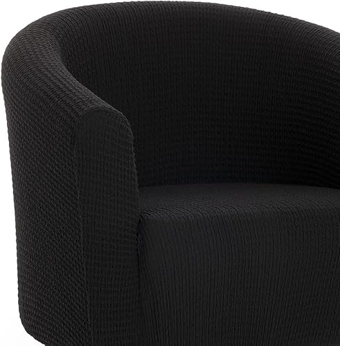 MAXIFUNDAS Housse Multiélastique Fauteuil Belfast Couleur Lin - Housse 1 Place pour Fauteuil Type Cabriolet - Housse Fauteuil élastique avec 3 éponges pour Un Ajustement Plus précis - Housse pour - Nail Gallerys
