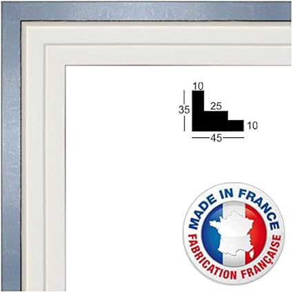 Caisse américaine 30x30 / 30 x 30 Cadres Caisse Americaine Noir, 4 cm de Largeur, Cadre en Bois Cadre pour Une Toile Seulement - Nail Gallerys