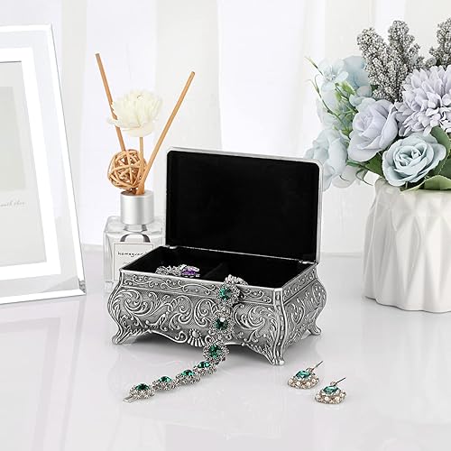 IGNPION Boîte à musique décorative élégante en métal - Boîte à bijoux musicale - Boîte de rangement pour bijoux - Souvenir - Présentoir décoratif pour anniversaire, mariage (Tune : You Are My - Nail Gallerys