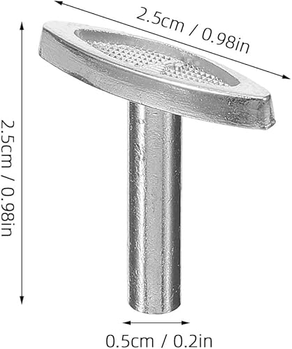 PRETYZOOM 6 PièCes CléS De Remontage Universelles 25mm en Acier Inoxydable, Outils De RéParation pour Horloges Murales Et BoîTes à Musique - Nail Gallerys