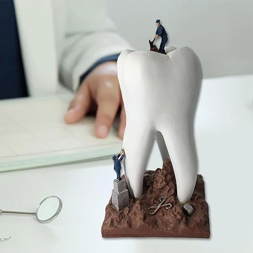 IEEDFJKK Charme Mignon de Figurine à la de Dentiste avec la Figurine Mignonne Double comme décoration et Cadeau pour, cuivré - Nail Gallerys