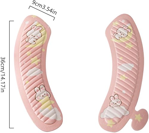 Bootoow Lot de 4 housses de siège de toilette douces lavables avec ruban adhésif autocollant pour salle de bain - Antidérapantes et douces - Accessoires de salle de bain - Nail Gallerys