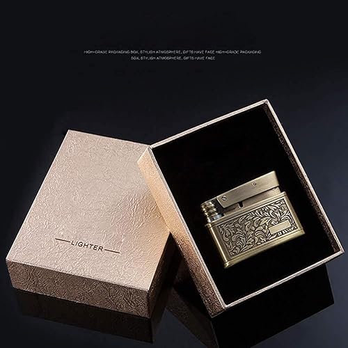 Briquets rétro, briquets Antiques réutilisables Coupe-Vent, briquets à kérosène de Flamme Douce pliants, Outdoor, Camping, Cadeaux pour Hommes - Nail Gallerys