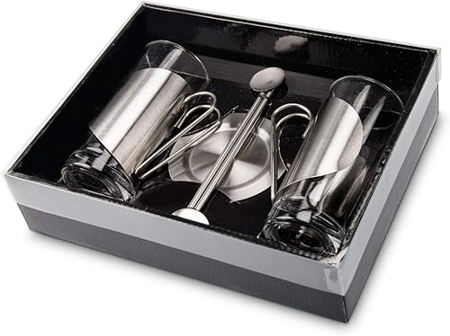 ROMINOX RX2173 Verre à thé en verre - résistant à la chaleur, Noir,clair - Nail Gallerys