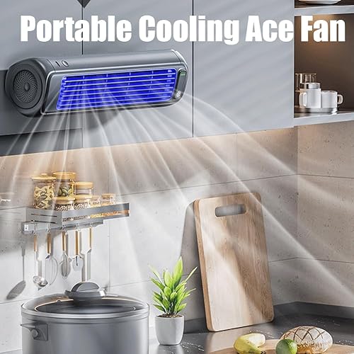 Migilife Cooling Ace, Sherum Coldeez Libiyi Imwing Glosrity Olygee Cooling Ace, Usb Rechargeable Air Cooler Fans for Rooms, Desktop Portable Tower Fan with Three Speed (2Pcs Beige) - Nail Gallerys