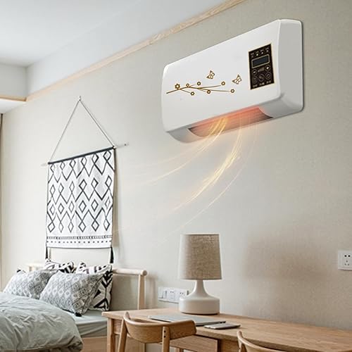 Climatiseur Mural | Climatiseur Sans Conduit pour Chambre | Appareil de Climatisation Réglable pour Chambre Salon Sous-sol Garage Atelier - Nail Gallerys