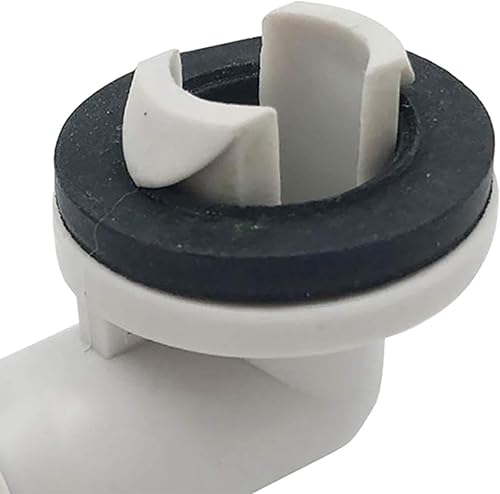 MagiDeal Raccord coudé de Tuyau de vidange de climatiseur avec Anneaux en Caoutchouc, Accessoire Adaptateur de vidange de climatisation de fenêtre Durable, - Nail Gallerys