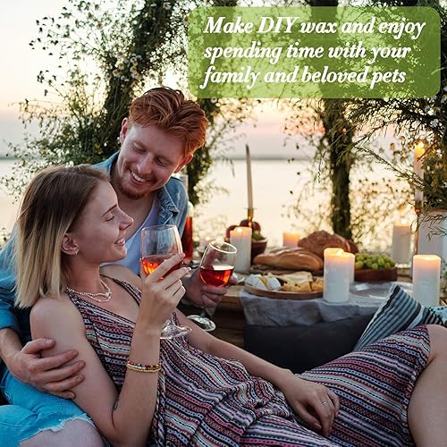 Sukh 904 g de cire de soja pour la fabrication de bougies – Flocons de cire de soja naturelle pure pour la fabrication de bougies, cire de soja pour la fabrication de bougies, bougies parfumées - Nail Gallerys