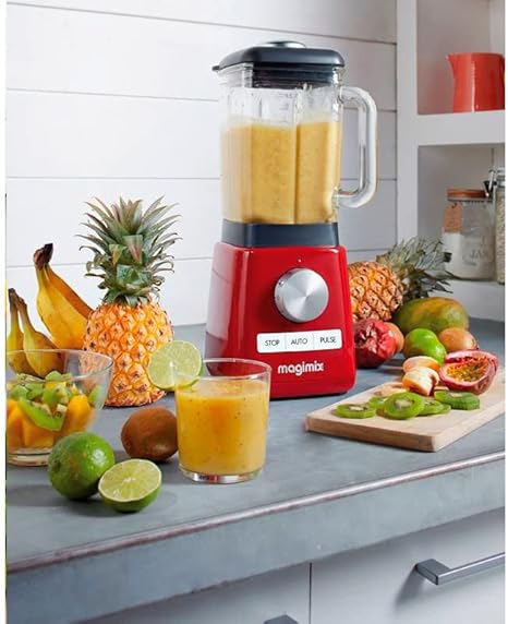 Batidora de vaso Magimix BlenderMix - Rouge - Nail Gallerys