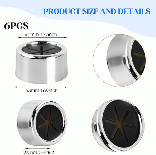 Kaslaider 6 Pièces Porte Torchons Adhesif Sans Percage, ABS Rond Porte Accroche Torchon Cuisine, Serviette Adhesif Attache Torchon Pour Salle De Bain Auto-Adhésifs Crochet Porte-Serviettes Ronde - Nail Gallerys