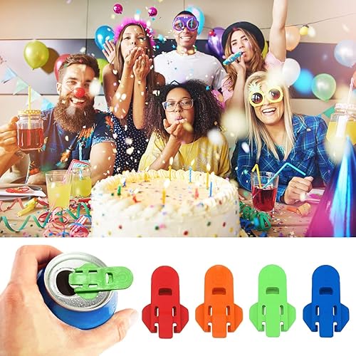 8 Pièces Ouvre-Boîte Manuel, Ouvre Boîtes à Boissons Ouvre-Boîtes de Couleurs Couvercles Ouvre-Canettes Réutilisables pour Canettes pour Cola, Bière, Boissons, Soda(Multicolore) - Nail Gallerys