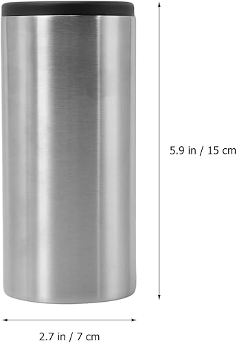 PRETYZOOM 1pièce Mug Inoxydable à Double Paroi Pour Canette De Gobelet Pratique Et Pour Boissons Fraîches Maison - Nail Gallerys