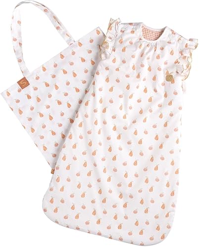 Gigoteuse ouatinée à volants 0/6 mois en coton blanc - Nail Gallerys