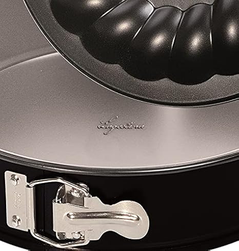 Lagostina Savoureuse tarte ouverte avec fermeture éclair et deux fonds interchangeables en acier antiadhésif, diamètre 26 cm, plaque de four jusqu'à 210° - Nail Gallerys