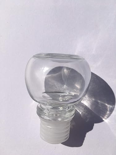 VIANAYA Bouteille Paris Tour Eiffel en Verre Transparent de Grande qualité - Grand modèle - 50CL - avec Le Bouchon Assorti en Verre - Nail Gallerys