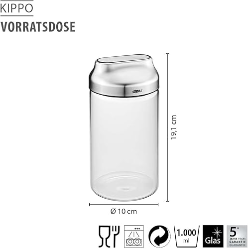 Gefu - Boîte de conservation KIPPO, 100 cl - GEFU - Nail Gallerys