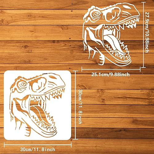 FINGERINSPIRE Pochoir de Peinture Flamant Rose 30x30cm Grand Modèle de Palmier en Plastique Motif D'Arbre à Oiseaux Modèle Décoratif de Plage Cocotier Modèle de Plante Thème Animal pour DIY Travail - Nail Gallerys