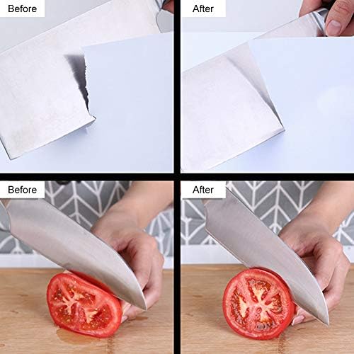 Pierre à Aiguiser 200x70mm 400/1000 Pierre à Aiguiser Double Face En Diamant De Couteau Avec Base Antidérapante Pour Couteaux De Cuisine Ciseaux Rasoirs épées - Nail Gallerys