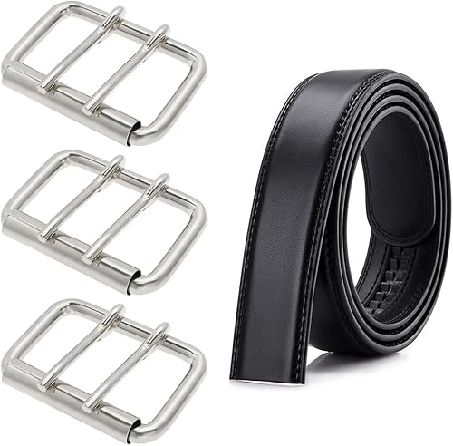 OTOTEC 5pcs Boucles à Double Ardillon pour Ceinture Boucles à Double Ardillon 65 X 45 Mm 5 Cm Adaptées Aux Ceintures de 5 Cm Métal Argenté - Nail Gallerys