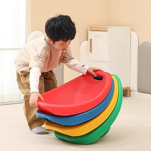 Paquet de 4 chaises à bascule pour enfants, jouets à bascule légères, chaise à bascule en plastique portable, sièges flexibles pour salles de classe et garderies, chaise de jeu pour enfants (Quatre) - Nail Gallerys