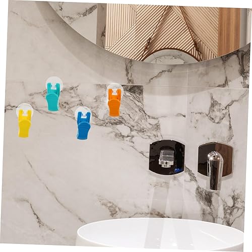 Warmhm 2 Ensembles 2 Ensembles Ventouse Clip Débarbouillettes Cintre Maison Torchon Clips Salle De Bains Porte-Serviettes Ventouse Pinces Serviette Pince Cintres Serviette De 4 pièces * 2 - Nail Gallerys