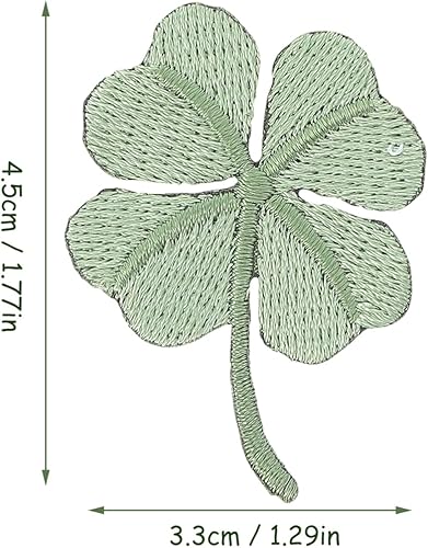 MAGICLULU 15pièces Patches Créatifs Forme De Trèfle Autocollants De Décoration Pour Vêtements Accessoires De Bricolage Et Réparation De Tissus - Nail Gallerys