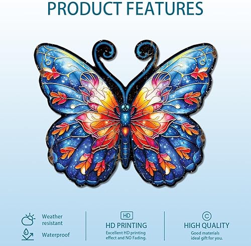 GLOBLELAND Plaque en Métal Vintage en Forme de Cerf des Bois Décoration Murale Rétro Décoration Artistique pour Intérieur Ou Extérieur Jardin Camping Station Service Café - Nail Gallerys