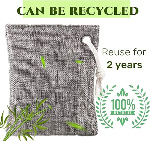 Désodorisant au Charbon Naturel 2pcs, Sac Purificateur d'air Charbon, Purificateur d'air Formaldéhyde, Voiture/Cuisine/Chaussures/Animaux/Salle de bain - Nail Gallerys