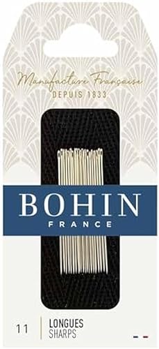 Bohin - Assortment No.3-9 Sharps Sewing Needles - 20 Needles - Nail Gallerys