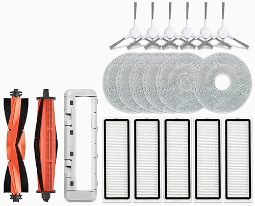 Compatible avec Les Accessoires de l'aspirateur Robot Xiaomi S10+ / S10 Plus, Brosse Principale, Brosse latérale, Filtre HEPA, Chiffon de Nettoyage, pièces de Rechange(1 Cover Plate) - Nail Gallerys