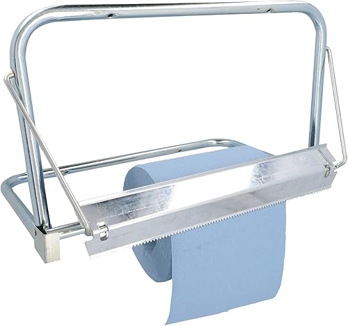 UNITEC 91825 Porte-Rouleau de Papier Toilette Mural en métal galvanisé Robuste pour Rouleaux de Papier jusqu'à 45 cm de Large avec matériel de Fixation - Nail Gallerys