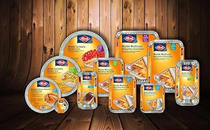 Albal Lot de 5 moules Ronds en Aluminium pour pâtisserie et Desserts 28 cm - Nail Gallerys