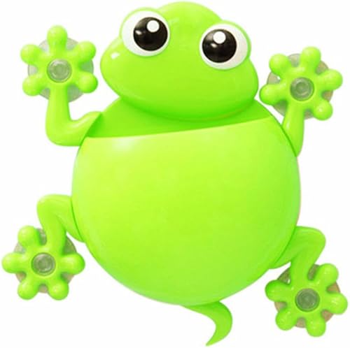 Zerodeko Joli Porte-Brosse à Dents Grenouille Porte-Brosse à Dents Amusant Brosse à Dents Électrique Porte-Brosse à Dents pour Salle De Bain Support Aucune Trace - Nail Gallerys