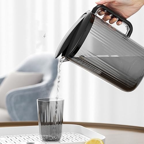 Pichet à Eau Transparent en Plastique de Grande capacité, Pichet à Boisson Résistant aux Hautes Températures pour Thés, Jus de Limonade (Vert) - Nail Gallerys