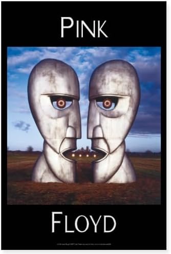 Spreadshirt Pink Floyd The Division Bell Couverture Poster 40 x 60 cm, taille unique, blanc - Nail Gallerys