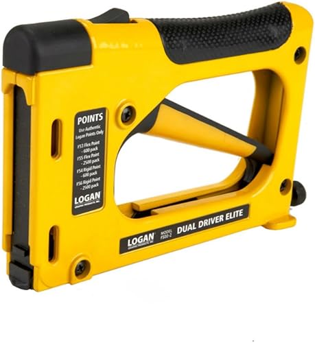 Logan Dual Point Driver Elite and Points Pack de 600 F54 Rigid Points - Nail Gallerys