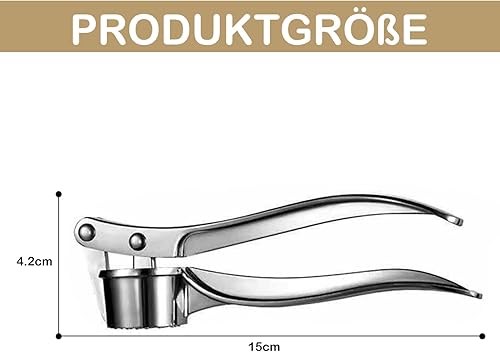 Onperpoe Presse-ail - Passe au lave-vaisselle - Broyeur à ail ergonomique - Moulin à gingembre - Presse-ail professionnel pour une meilleure extraction des pâtes - Presse-gingembre - Nail Gallerys